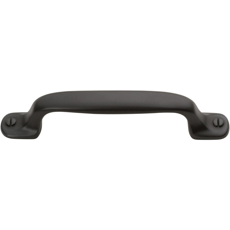 Modern Bronze 5 1/2" Arch Bar Pull with Mounting Hardware