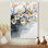 Velours fleur de cerisier noir I - art mural cerisier en fleurs