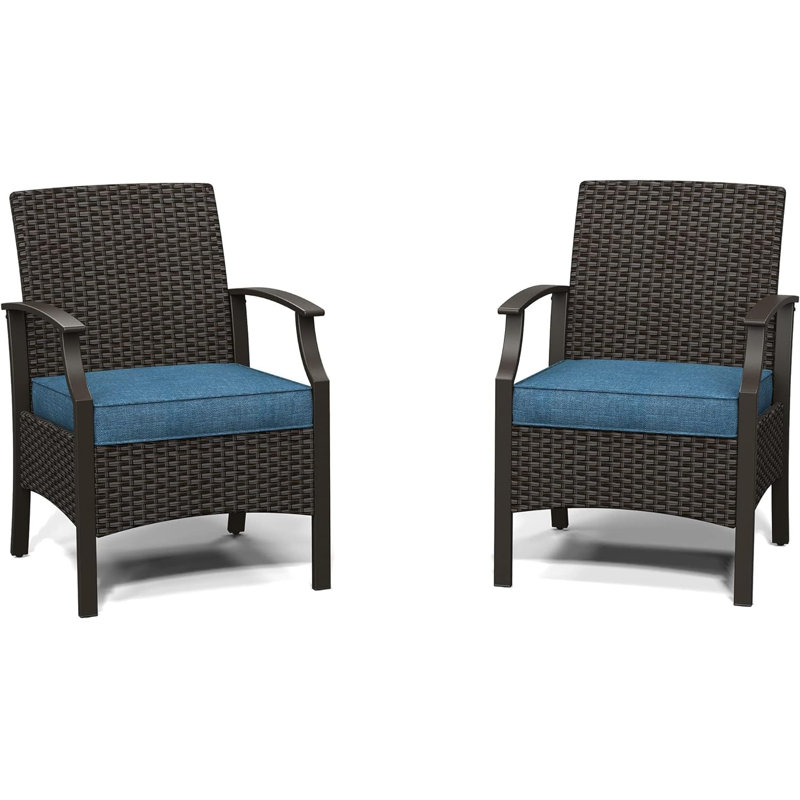 Fauteuils en osier pour l'extérieur Olilawn