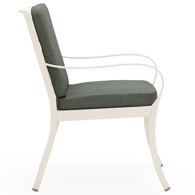 Scala Outdoor Dining Armchair, Oyster