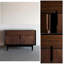 Buffet en bois de noyer noir