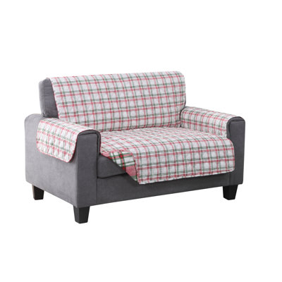 Polyester T-Cushion Loveseat Slipcover