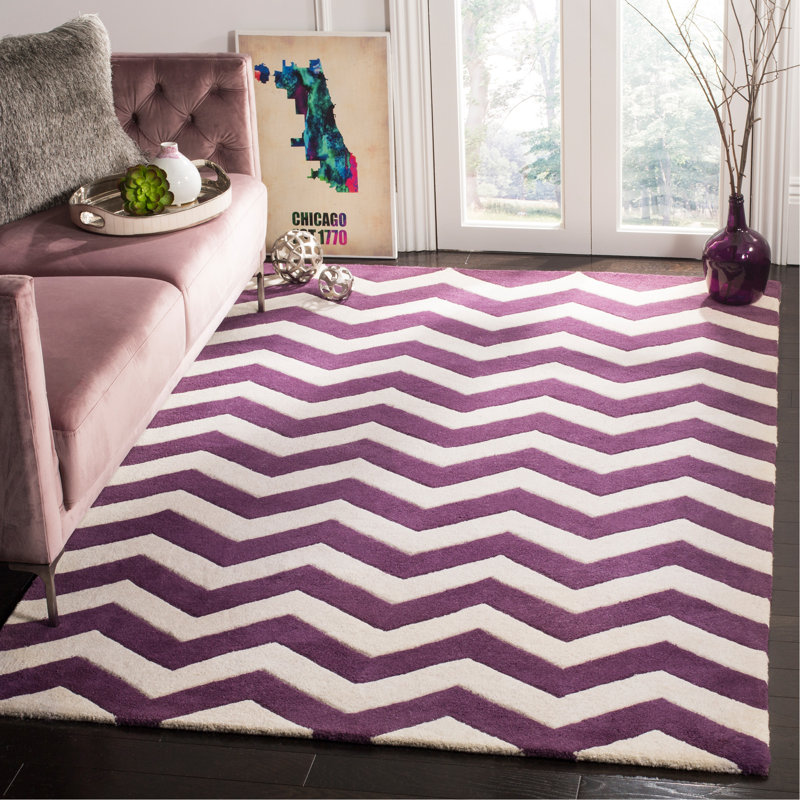 Tapis en laine touffeté à la main Teresita Chatham, Rectangle 8 pi x 10 pi