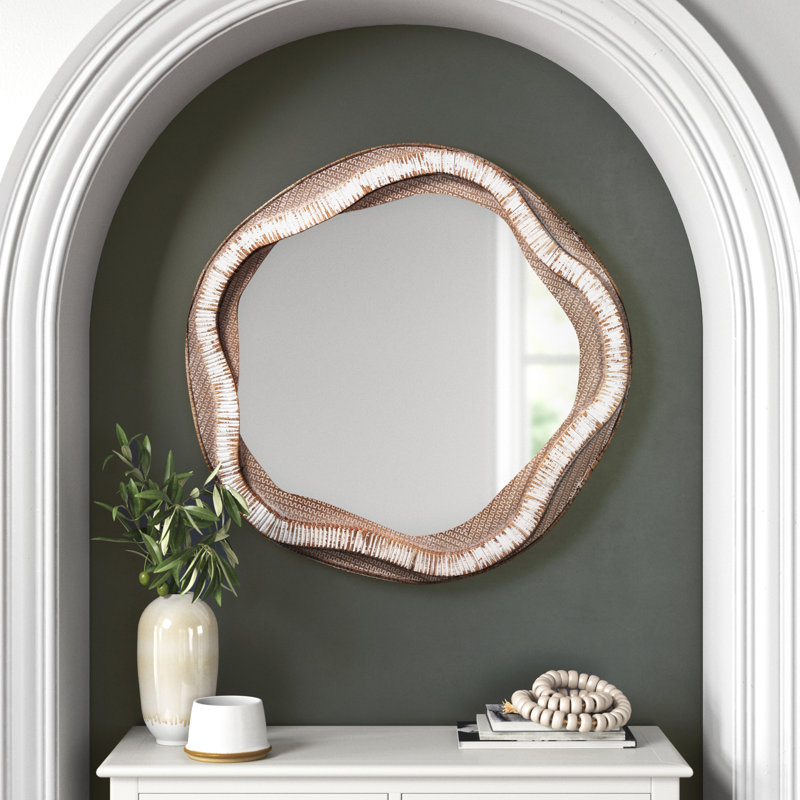 Janis Engineered Wood Flat Wall Mirror