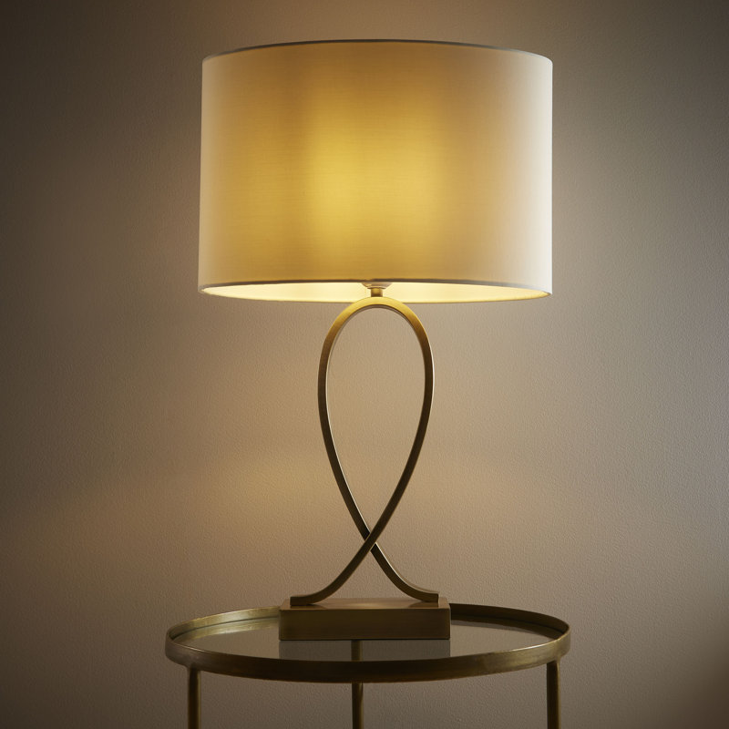 Stuttgart Metal Table Lamp, Antigue Brass