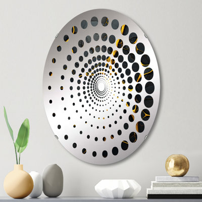 Miroir mural oval