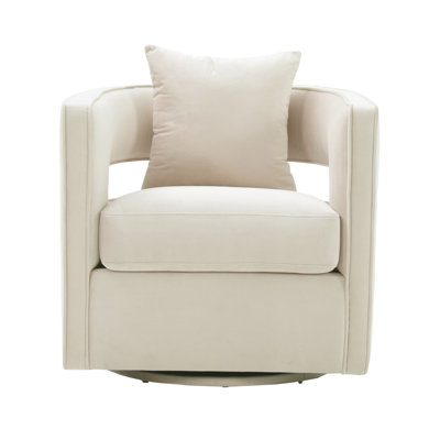 Kennedy Velvet Swivel Chair