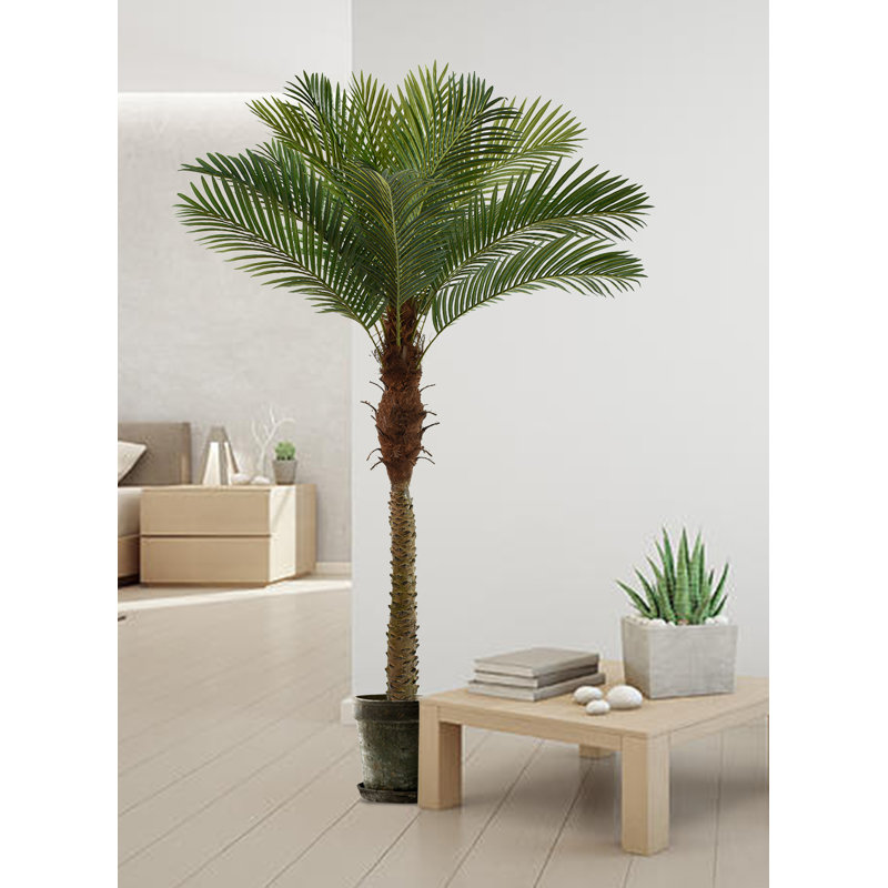 72'' Faux Palm Tree in Pot