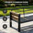 Outdoor Patio Conversation Set with Cushions, Modular Sofa Set, Assorted Configuration, 4-Piece / 5-Piece / 7-Piece Options-144913362
