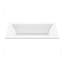 Andrea® 8 DoloMatte 72" x 36" Soaking Solid Surface Bathtub-134234273-134240938-172409815