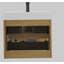 Meuble-lavabo mural 24 po en chêne naturel avec lavabo, grand meuble-lavabo mural flottant pour salle de bain moderne, lavabo une pièce blanc brillant sans bonde ni fauve-539789876-539789883-539789878