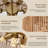 Boho Rattan Chandelier Light Fixture