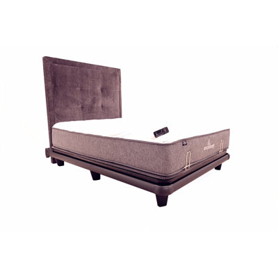 Knickerbocker emBrace 360 Heavy Duty Resin-Encased Steel Bed Frame Base with Headboard Brackets