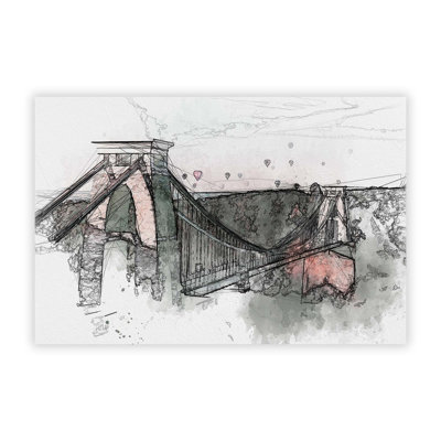 Clifton Suspension Bridge In Bristol - No Frame Print