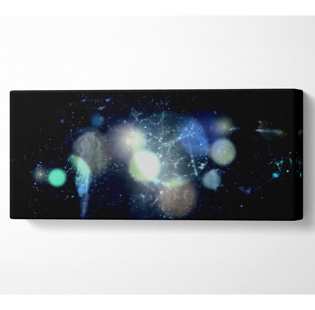 Weltraumkugeln - Panorama-Kunstdrucke auf Leinwand - Wrapped Canvas