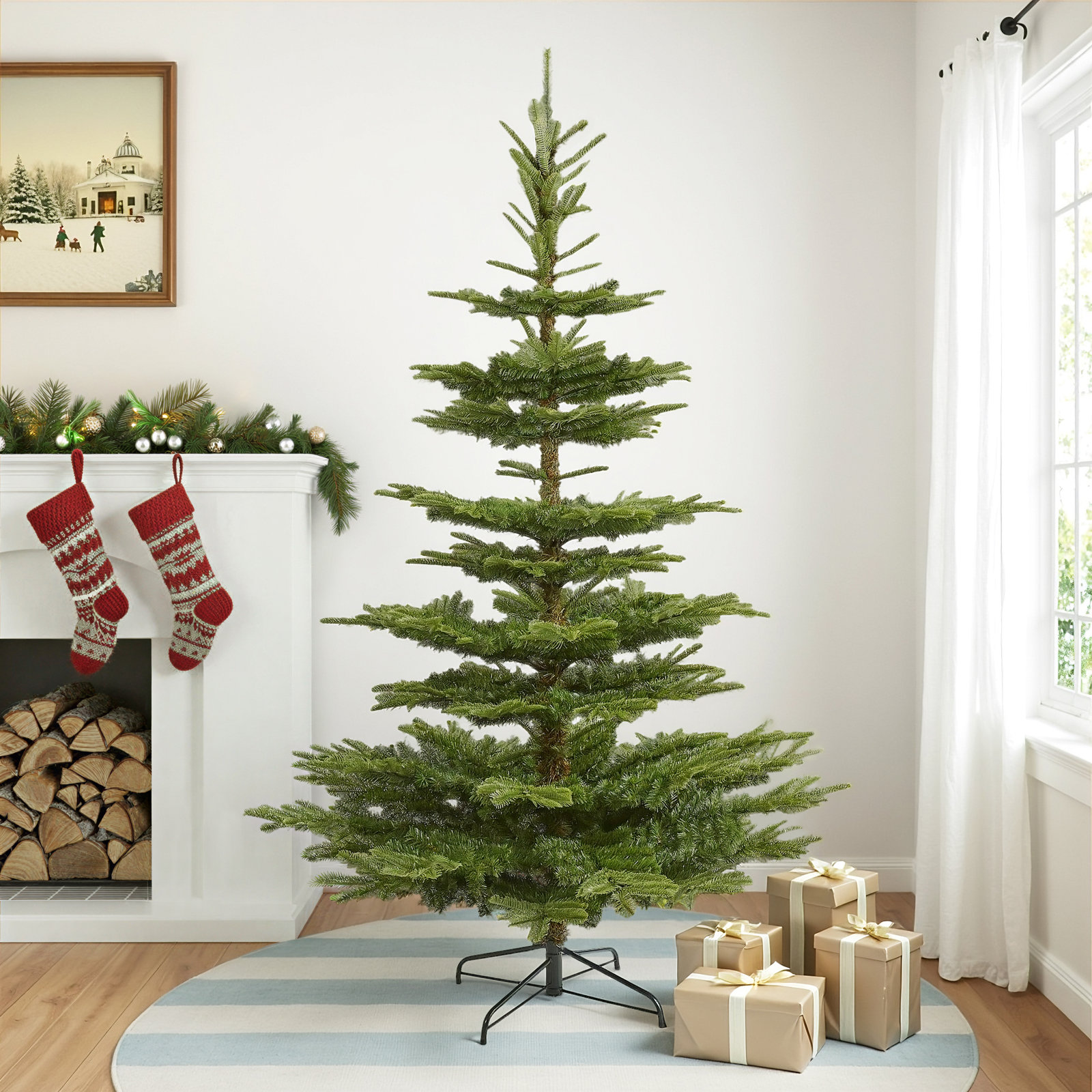 90' Artificial Spruce Christmas Tree