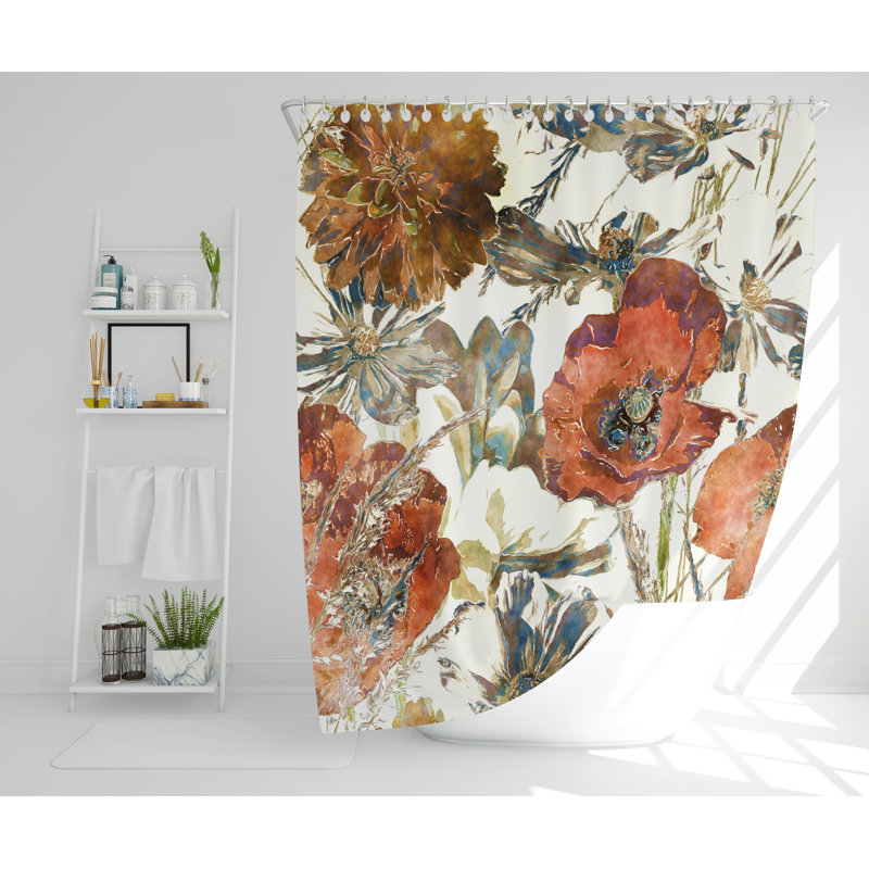 Ycatapom Polyester Shower Curtain Set, 168cm H x 168cm W