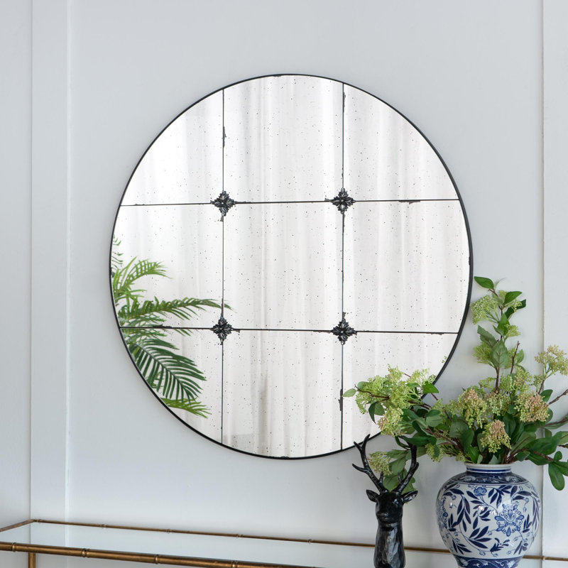 Miroir mural rond