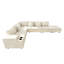 Canapé-lit modulaire en L 110 po avec canapé-lit en L et repose-pieds USB-277706093