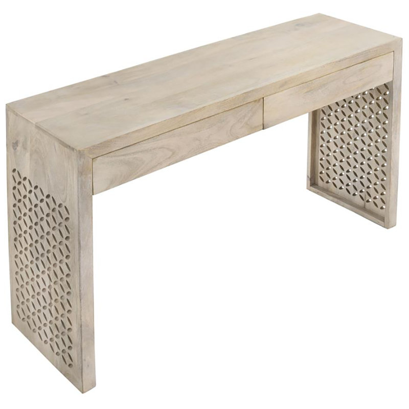 Console de vestibule en bois Vendel à 2 tiroirs Vendel