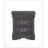 Dark Grey 2-Drawer Nightstand