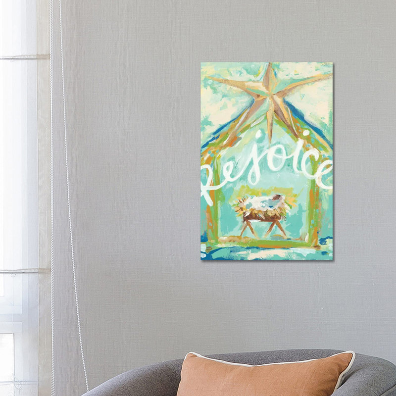 Rejoice 1 Piece Wrapped Canvas Wall Art, 66.04 cm H x 45.72 cm W x 3.175 cm D