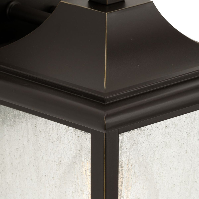 Tyngsborough Wall Light, Antique Bronze, 15" H x 8" W x 9.6" D