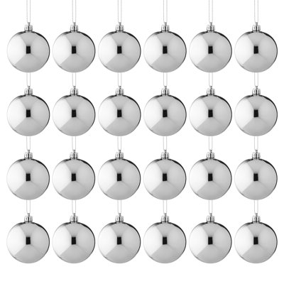 60MM Shatterproof Plastic Shiny Ball 