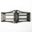 Industrial Metal Non-Skid Bookends