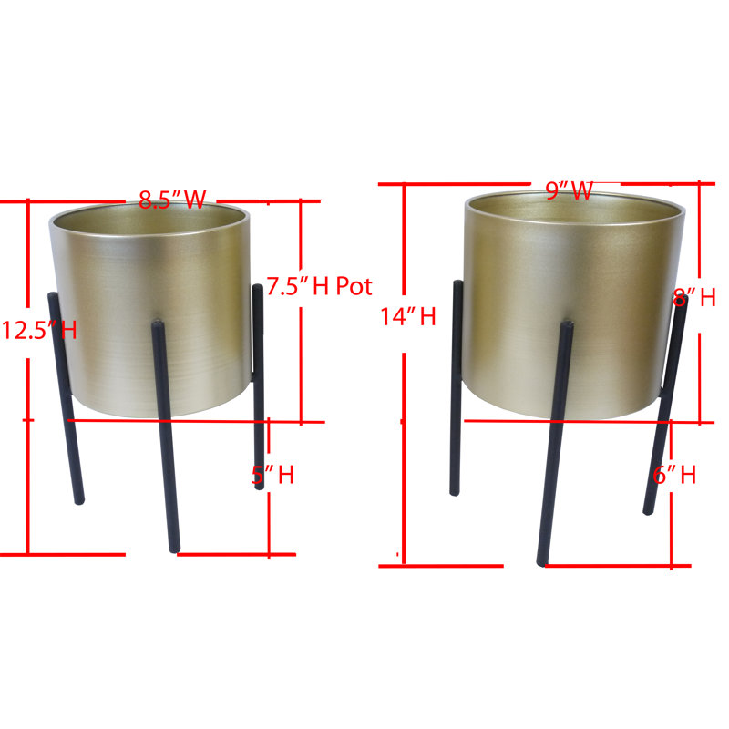 Deroche Metal Cachepot