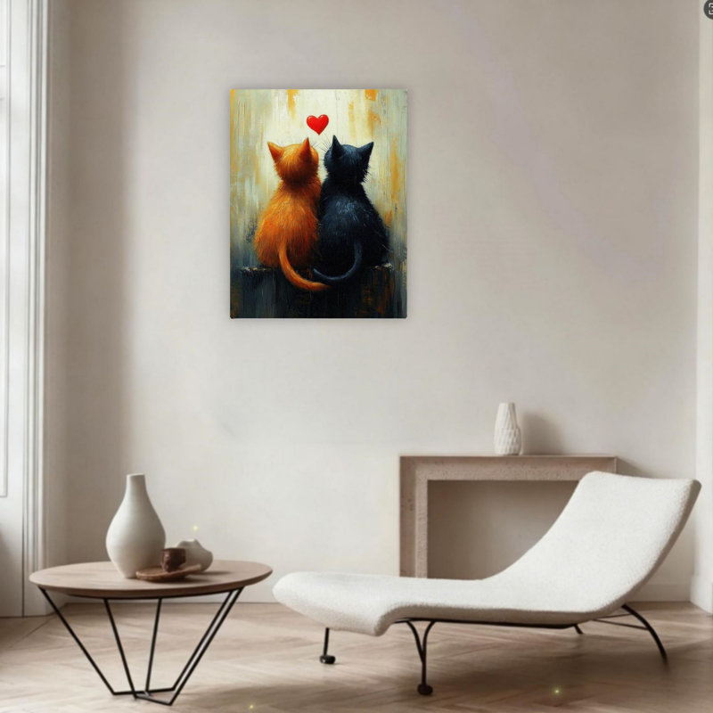 Art mural 24 "x 36", cadre romantique