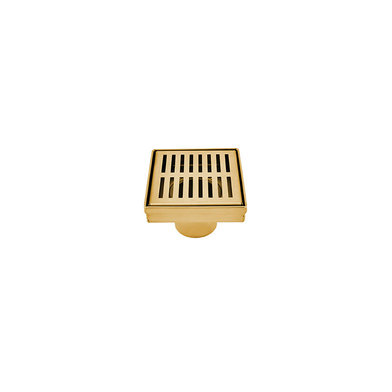 4'' W Grid, Brushed Gold