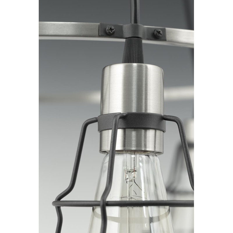 Éclairage pour meuble-lavaboe graphite 4 lumières Theressa