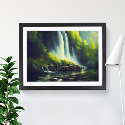 Eye Catching Waterfall - Single Picture Frame Painting