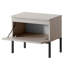 Moaad 49cm W Steel Bedside Table-138178908