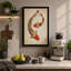 Twin Koi Dance Japandi - Wrapped Canvas-1291499041-1291499047