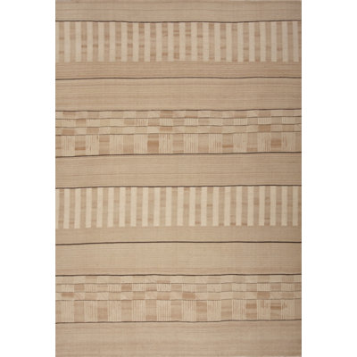 Moroccan Geometric Area Rug in Beige