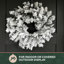 Lighted Polyvinyl Chloride Wreath-73484223