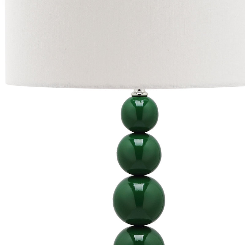 Rimini Metal Table Lamp, Dark Emerald Green