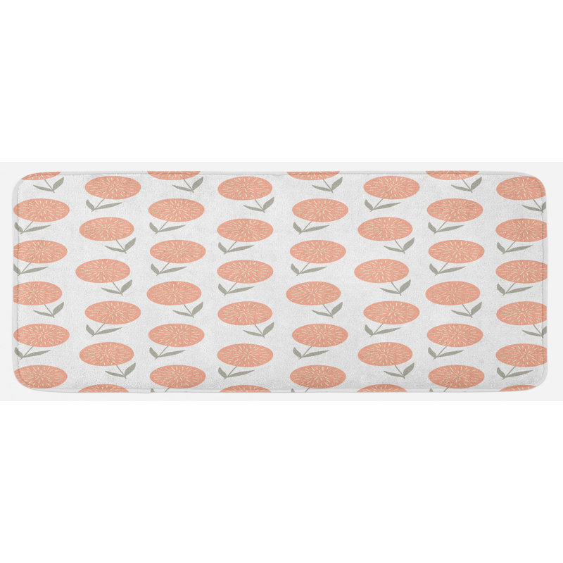Tapis de cuisine botanique