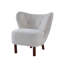 Chaise d'appoint pivotante, idéale pour le salon ou la chambre à coucher