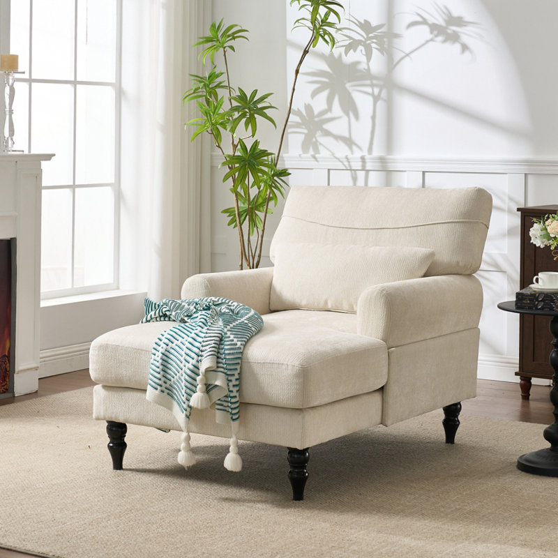 Fauteuil inclinable confortable et durable avec des sièges spacieux parfaits pour la vie, Blanc
