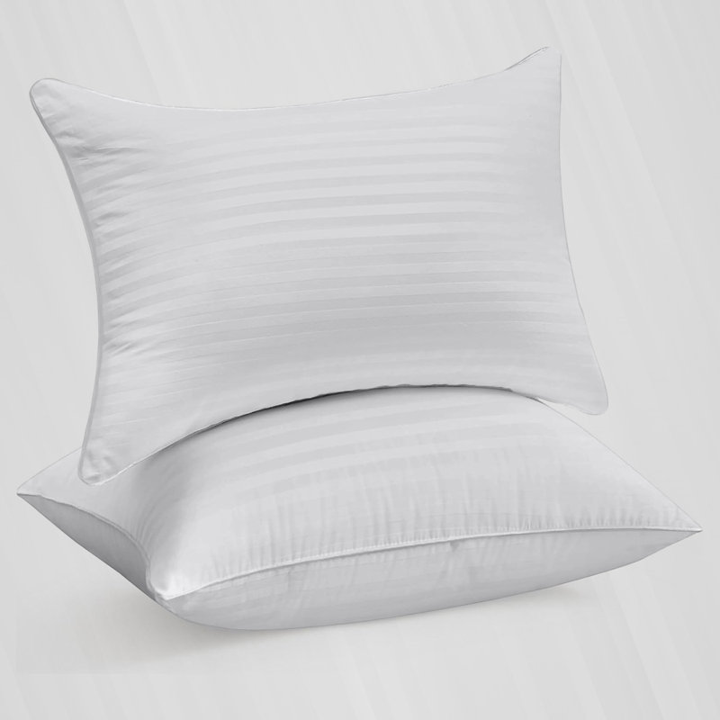 Pack of 2 Soft Microfiber Pillow Covers - Wrinkle-Free, Breathable & Hotel Quality Bedding Essential, White