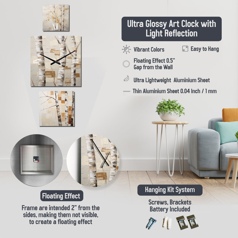 Deivin Metal Wall Clock