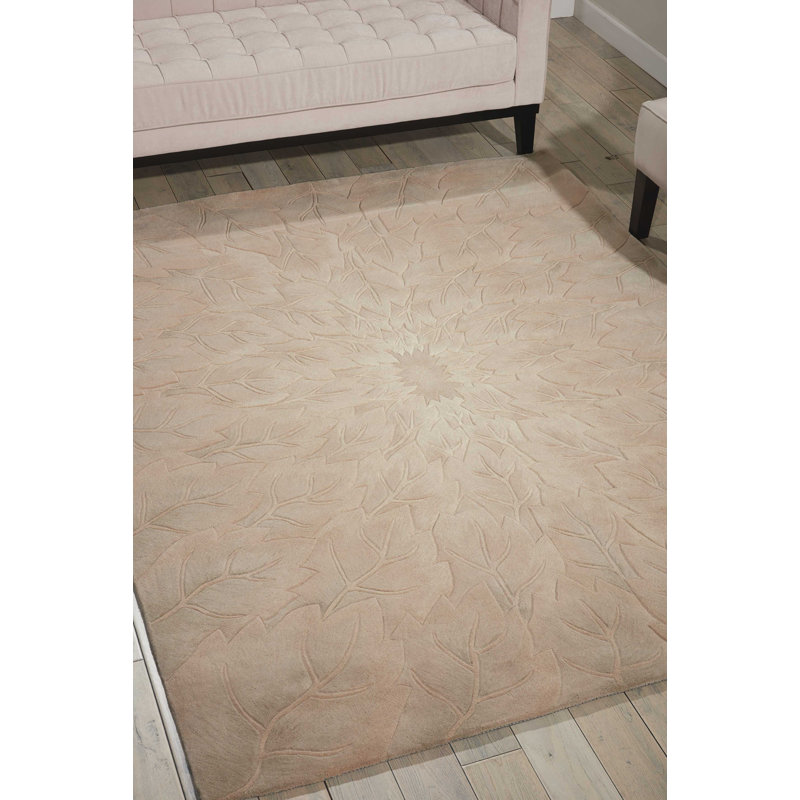 Tapis sable touffeté à la main Quella, Rectangle 9 pi 6 po x 13 pi 6 po
