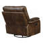 Fauteuil inclinable brun pivotant-1514988290