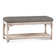 Summer Retreat Wicker Shelf Storage Bench