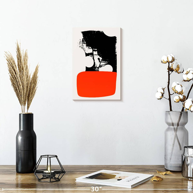 Avery Abstracta Orange, 12" H x 8" W