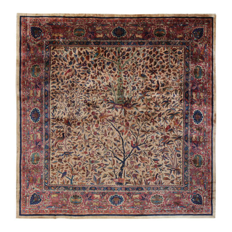 One-of-a-Kind 14'10x14'10 Hand Knotted Area Rug