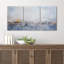 Minimal Landscape Serene Skies Pastel Blue Abstract Landscape 3 - pièces sur toile-98804244-98804247